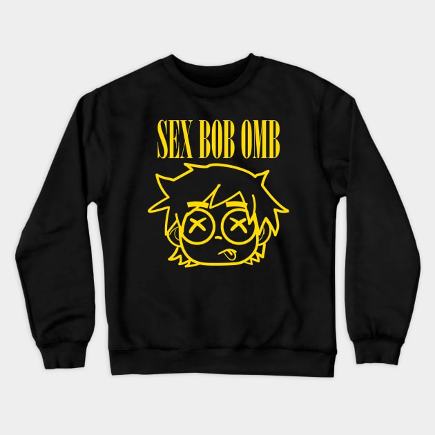 Sex Bob Omb Crewneck Sweatshirt by sambukino